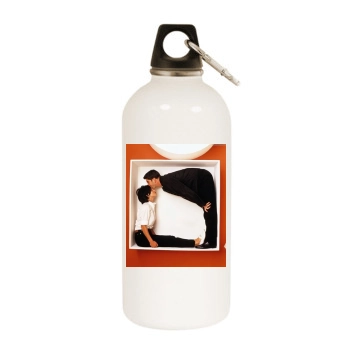 F.R.I.E.N.D.S White Water Bottle With Carabiner