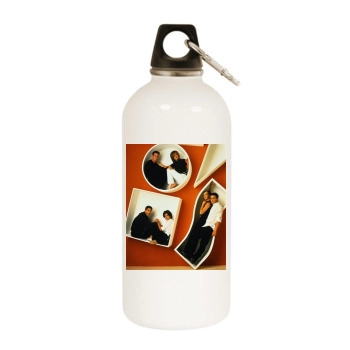 F.R.I.E.N.D.S White Water Bottle With Carabiner