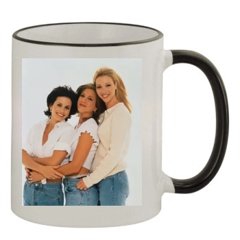 F.R.I.E.N.D.S 11oz Colored Rim & Handle Mug