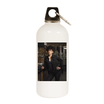 Fringe White Water Bottle With Carabiner