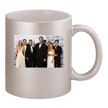 Heroes 11oz Metallic Silver Mug