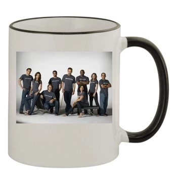 House M.D 11oz Colored Rim & Handle Mug