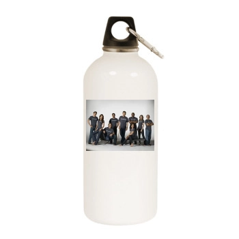 House M.D White Water Bottle With Carabiner