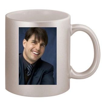 Tom Cruise 11oz Metallic Silver Mug