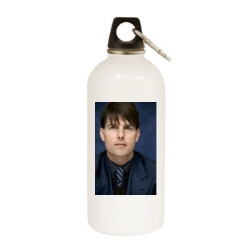 Tom Cruise White Water Bottle With Carabiner