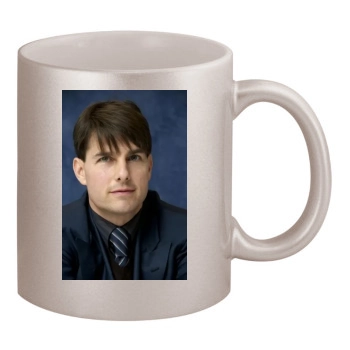 Tom Cruise 11oz Metallic Silver Mug