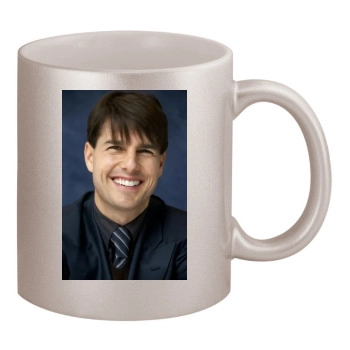 Tom Cruise 11oz Metallic Silver Mug