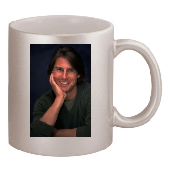 Tom Cruise 11oz Metallic Silver Mug