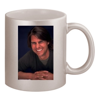 Tom Cruise 11oz Metallic Silver Mug