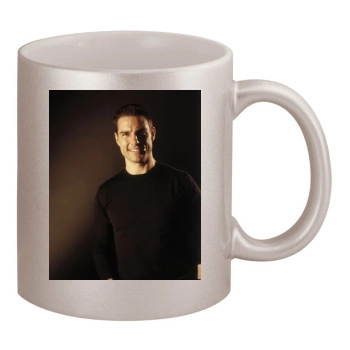 Tom Cruise 11oz Metallic Silver Mug