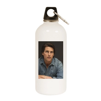 Tom Cruise White Water Bottle With Carabiner