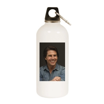 Tom Cruise White Water Bottle With Carabiner