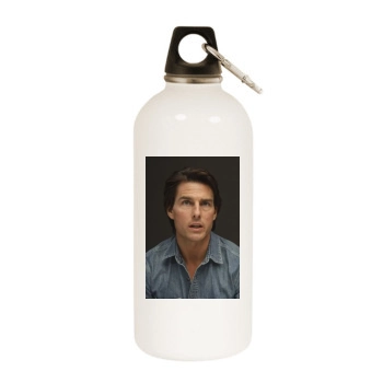 Tom Cruise White Water Bottle With Carabiner