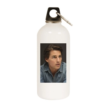 Tom Cruise White Water Bottle With Carabiner