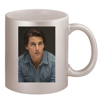 Tom Cruise 11oz Metallic Silver Mug