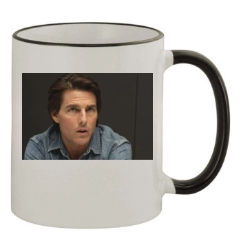 Tom Cruise 11oz Colored Rim & Handle Mug