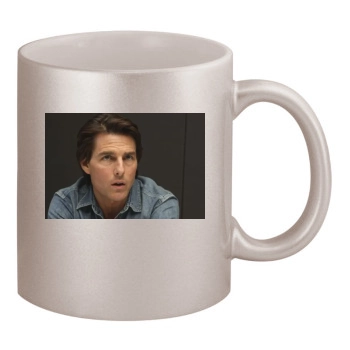 Tom Cruise 11oz Metallic Silver Mug