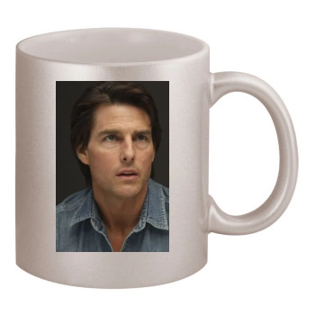 Tom Cruise 11oz Metallic Silver Mug