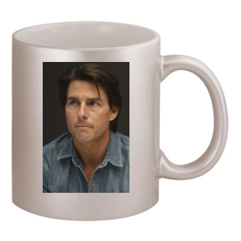 Tom Cruise 11oz Metallic Silver Mug