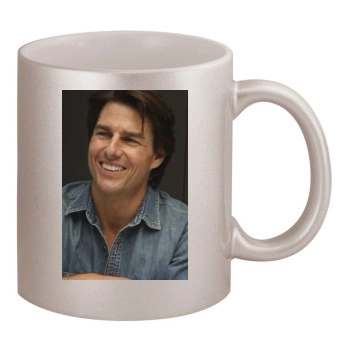 Tom Cruise 11oz Metallic Silver Mug