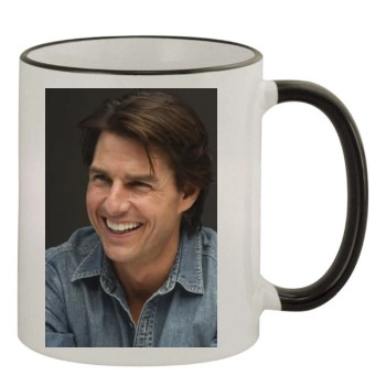 Tom Cruise 11oz Colored Rim & Handle Mug