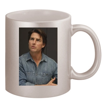 Tom Cruise 11oz Metallic Silver Mug