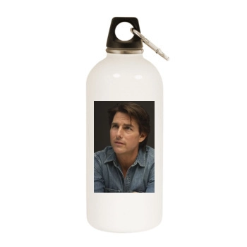 Tom Cruise White Water Bottle With Carabiner