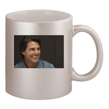 Tom Cruise 11oz Metallic Silver Mug