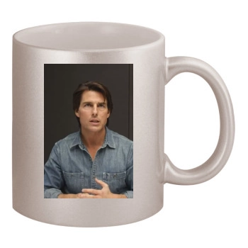 Tom Cruise 11oz Metallic Silver Mug