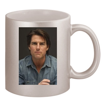 Tom Cruise 11oz Metallic Silver Mug