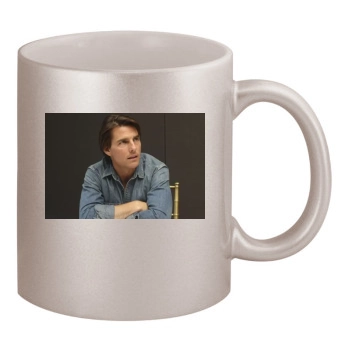 Tom Cruise 11oz Metallic Silver Mug