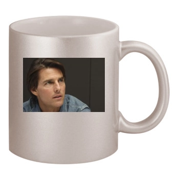 Tom Cruise 11oz Metallic Silver Mug