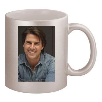 Tom Cruise 11oz Metallic Silver Mug