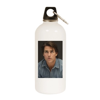 Tom Cruise White Water Bottle With Carabiner