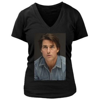 Tom Cruise Women's Deep V-Neck TShirt