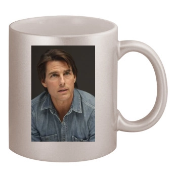 Tom Cruise 11oz Metallic Silver Mug