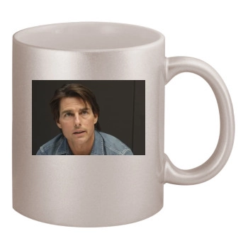 Tom Cruise 11oz Metallic Silver Mug