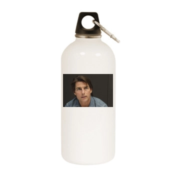 Tom Cruise White Water Bottle With Carabiner