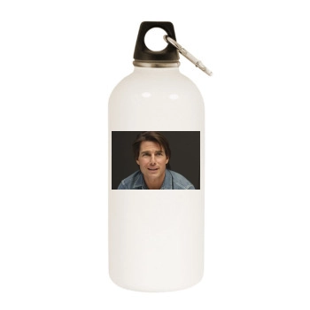 Tom Cruise White Water Bottle With Carabiner