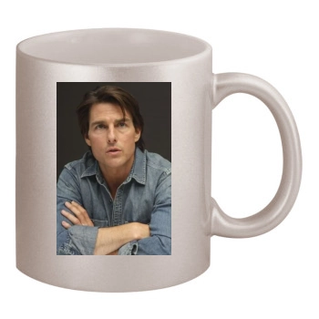 Tom Cruise 11oz Metallic Silver Mug