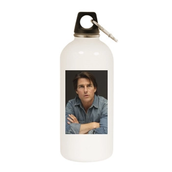 Tom Cruise White Water Bottle With Carabiner