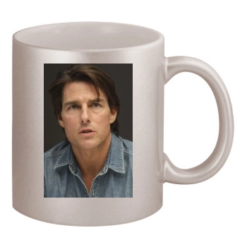 Tom Cruise 11oz Metallic Silver Mug