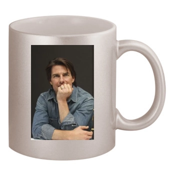 Tom Cruise 11oz Metallic Silver Mug