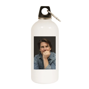 Tom Cruise White Water Bottle With Carabiner