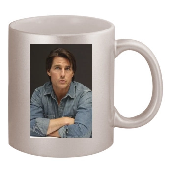 Tom Cruise 11oz Metallic Silver Mug