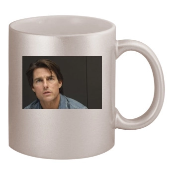 Tom Cruise 11oz Metallic Silver Mug