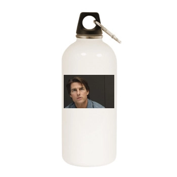 Tom Cruise White Water Bottle With Carabiner