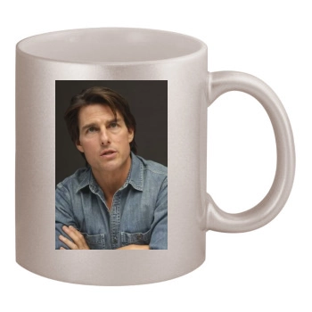 Tom Cruise 11oz Metallic Silver Mug