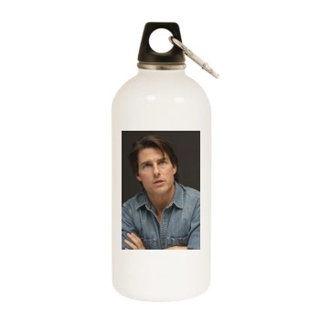 Tom Cruise White Water Bottle With Carabiner