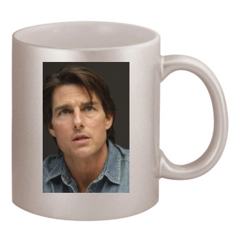 Tom Cruise 11oz Metallic Silver Mug